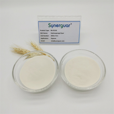Basis hydroxypropyl guargom met hoge kostenprestaties heeft een gemiddelde viscositeit en een hoge mate van vervanging voor gips