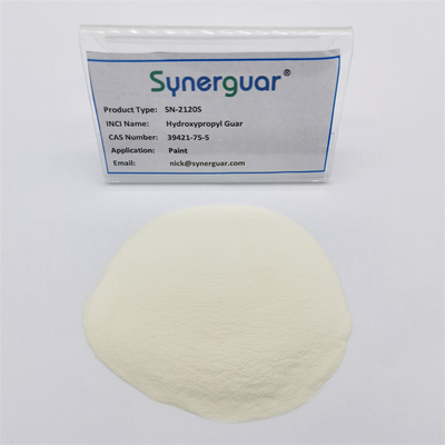 Basis hydroxypropyl guargom met hoge kostenprestaties heeft een hoge viscositeit en een hoge mate van vervanging voor verf