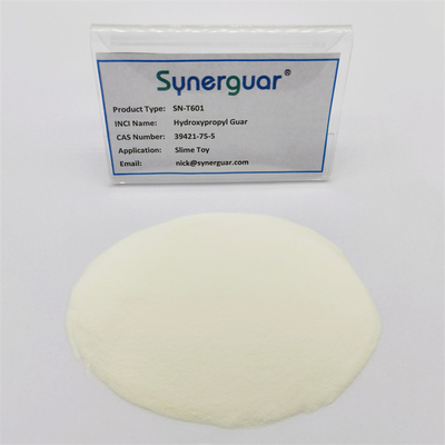 De superieure Hydroxypropyl Guar Gom met Hoogste Kwaliteit heeft Hoge Graad van Substitutie en Hoge Transparantie voor Slijmstuk speelgoed