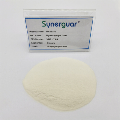 Basis hydroxypropyl guargom met hoge kostenprestaties heeft een gemiddelde viscositeit en een hoge mate van vervanging voor gips