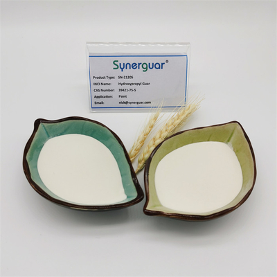 Basis hydroxypropyl guargom met hoge kostenprestaties heeft een hoge viscositeit en een hoge mate van vervanging voor verf
