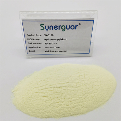 Hydroxypropyl guargom met hoge kwaliteit heeft een superhoge viscositeit en een gemiddelde substitutiegraad voor persoonlijke verzorging