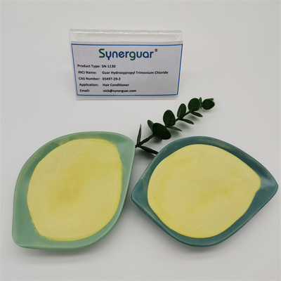 Het hoge Guar van de Viscositeits Lage Transparantie Hydroxypropyl het Chloride Basisguar van Hydroxypropyltrimonium Veredelingsmiddel van het Gomhaar