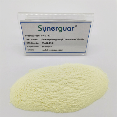 Wit aan het Geelachtige Guar Chloride van Trimonium van de Haarverzorgingshampoo Hydroxypropyl