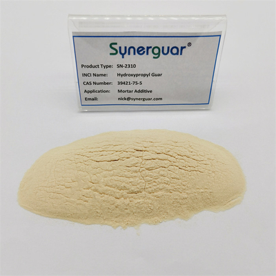 Hydroxypropyl Guar van het de Substitutiepoeder van het Gomdeeg Superieur het Latexadditief voor Mortier