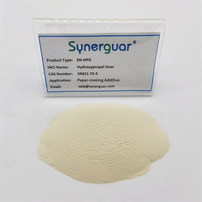 Basisch hydroxypropylguar van CAS-nummer 39421-75-5 heeft een hoge viscositeit voor droge sterkte